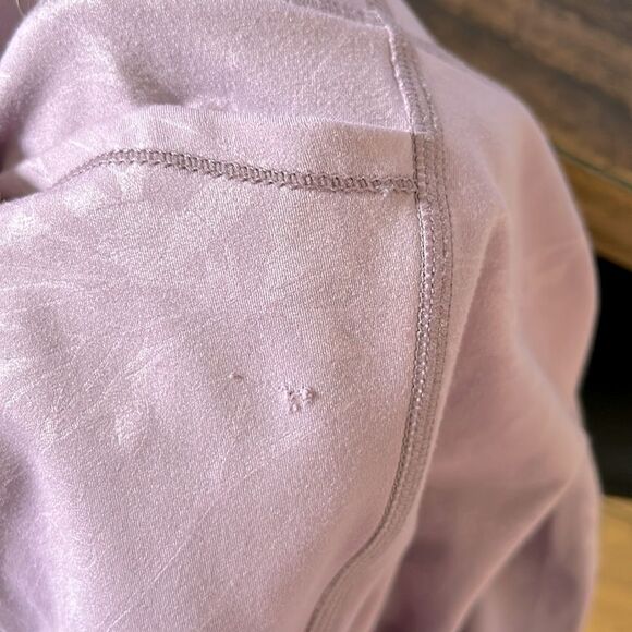 Zyia Light Lilac Floral Pocket Hi-Rise Capri size 4 - Picture 15 of 15